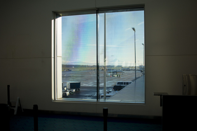 PDX Airport Window