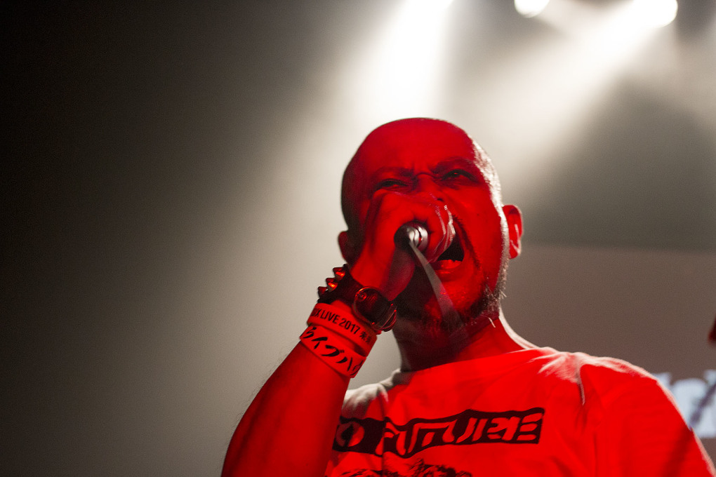 Guy-san performing with Origin of M at To Future